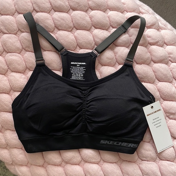 NWT Skechers Seamless 4-Way Stretch Sports Bra Size Small - Picture 1 of 6